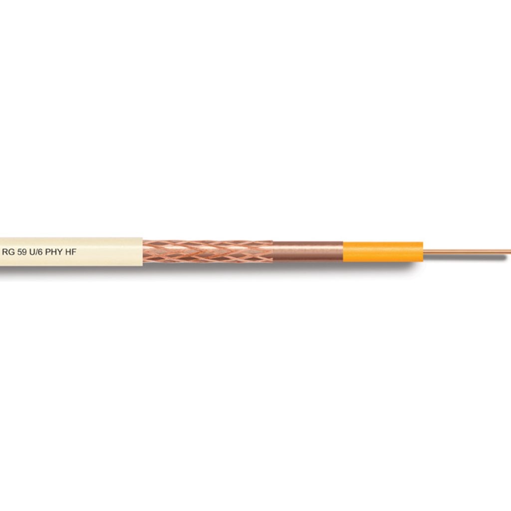 RG 59 U/6 PHY-HF (Cu/Cu)